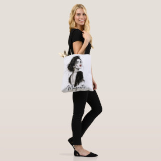 Sac à main en coton « Magnetic. Minimalist Stateme