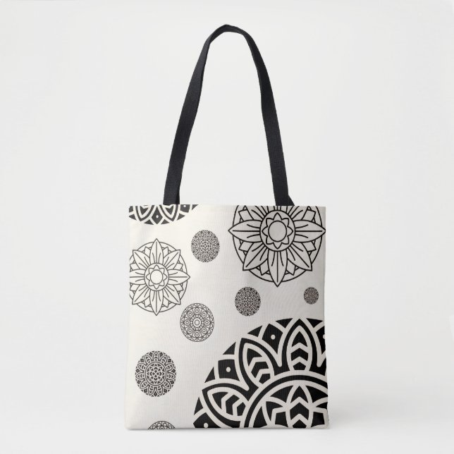 Sac à main en design d'art mandala (Devant)