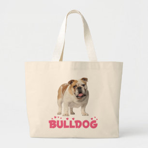 Sac à main en forme de coeurs pour chiot Bouledogu