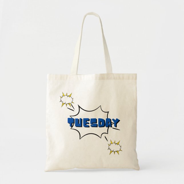 Sac à main en forme de tote à motif en vedette du  (Devant)