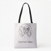 Sac à main en ligne artistique été tropical Cocker