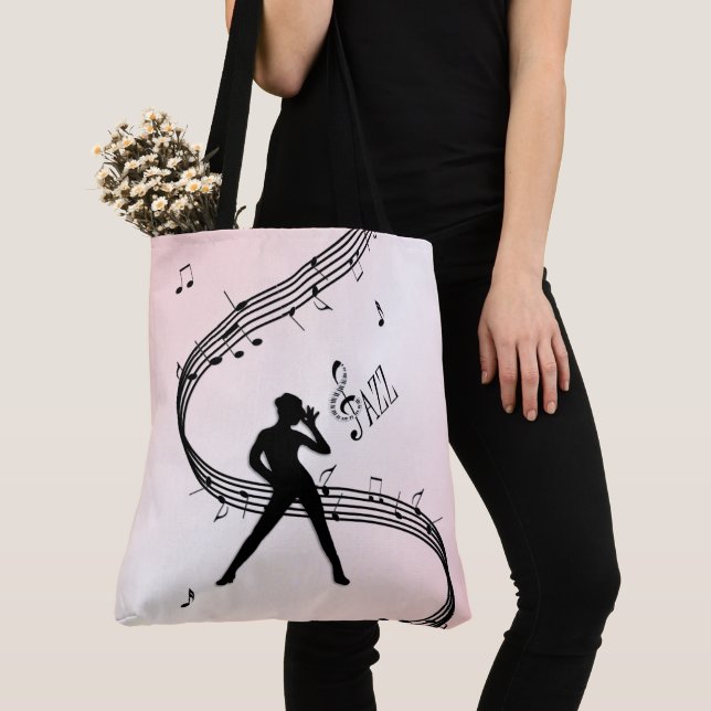Sac à main en musique rose de danse de jazz (De près)