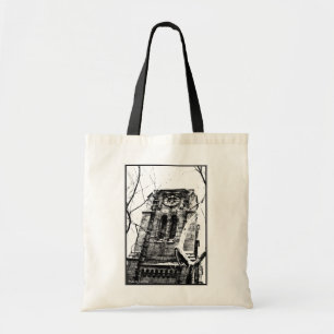 Sac à main en toile de coton 'The Bell Tower' Budg