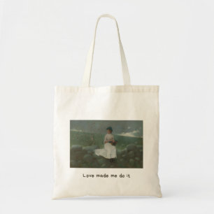 Sac à main esthétique « L'amour m'a fait le faire