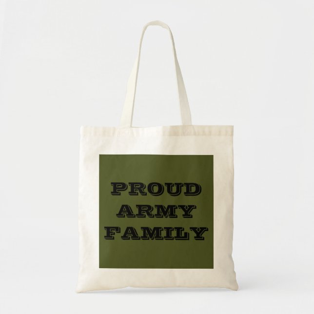 Sac à main Famille de l'Armée Fière (Devant)