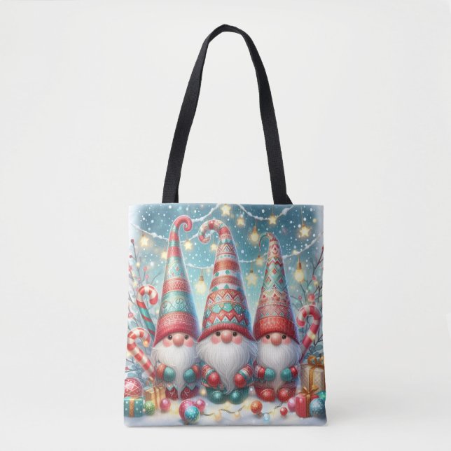 Sac à main fantaisiste de gnome de Noël (Devant)