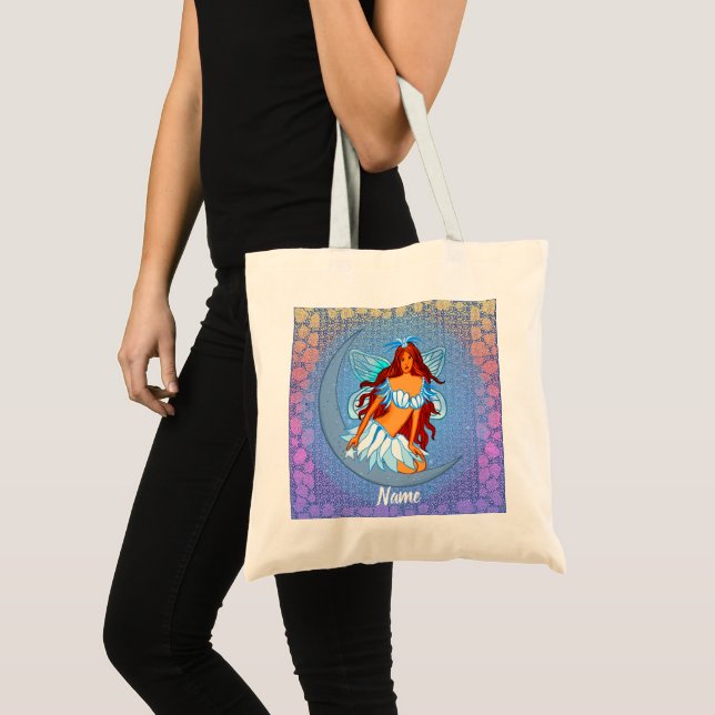 Sac à main Fée de la Lune de Nuit Bleue (Devant (produit))