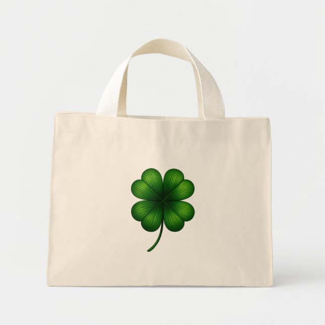 Sac à main feuille de trèfle chanceux pour la Sain (Devant)
