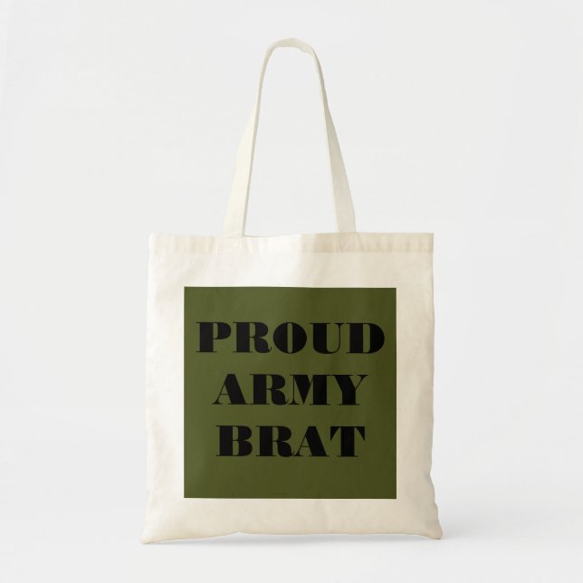 Sac à main Fier Brat de l'armée (Devant)