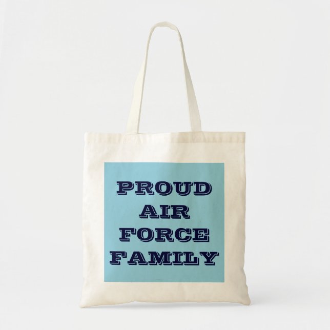 Sac à main fière famille de l'armée de l'air (Devant)