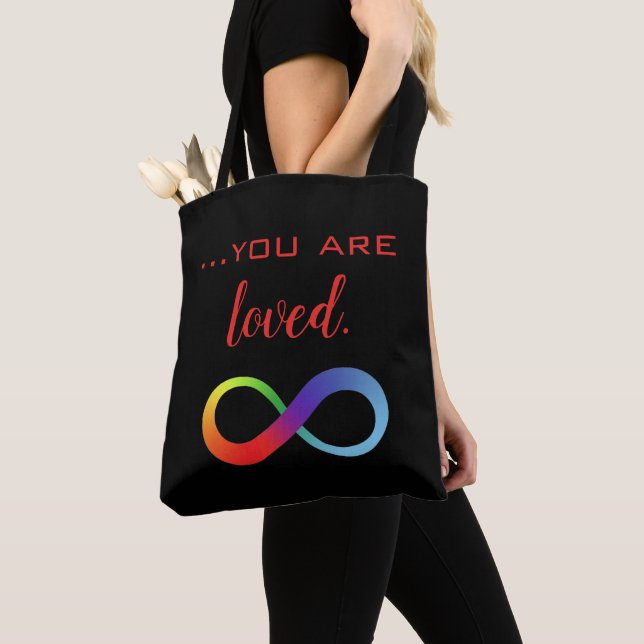 Sac à main Fierté LGBTQ+ Infini (De près)