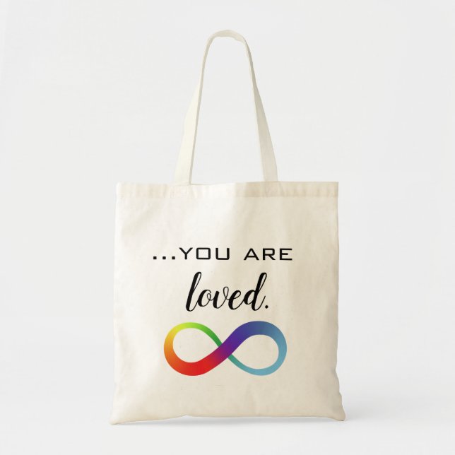 Sac à main Fierté LGBTQ+ Infini (Devant)