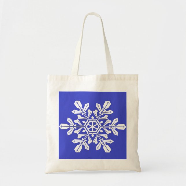 sac à main Flacon de neige bleu (Devant)