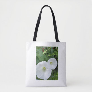Sac à main fleur blanche