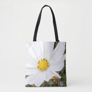 Sac à main Fleur de Cosmos Blanc