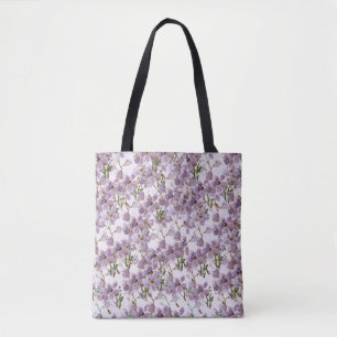 Sac à main fleur pourpre inspiré de la nature