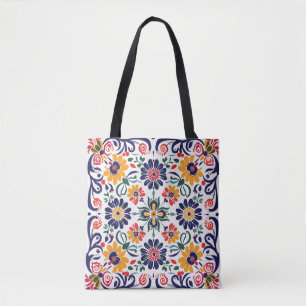 Sac à main fleuri folklorique coloré   Hu vibrant