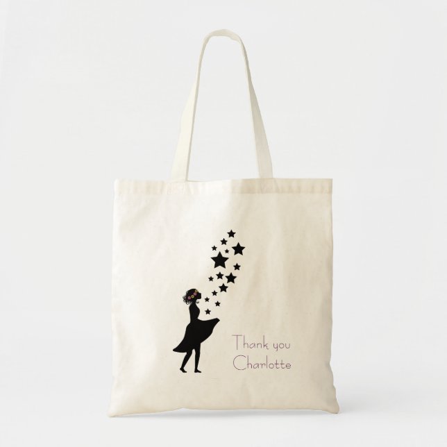 Sac À Main Fleuriste Silhouette (Devant)