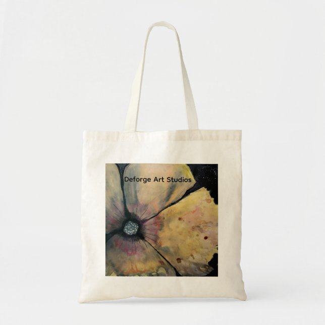 Sac à main floral abstrait (Devant)