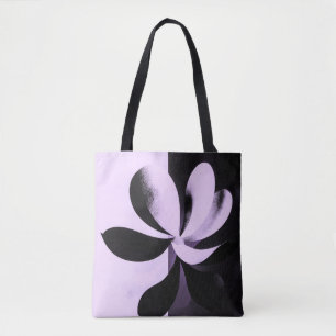 Sac à main floral abstrait minimal