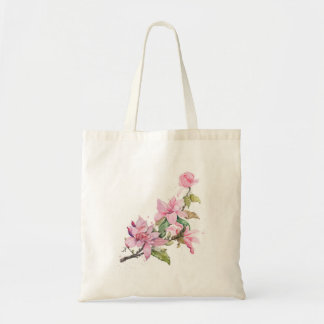 Sac à main floral aquarelle rose – Fleur élégante 