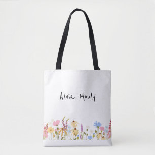 Sac à main floral de prairie fleurie vintage
