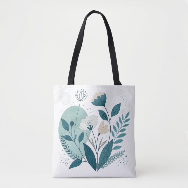 Sac à main floral minimaliste (Devant)