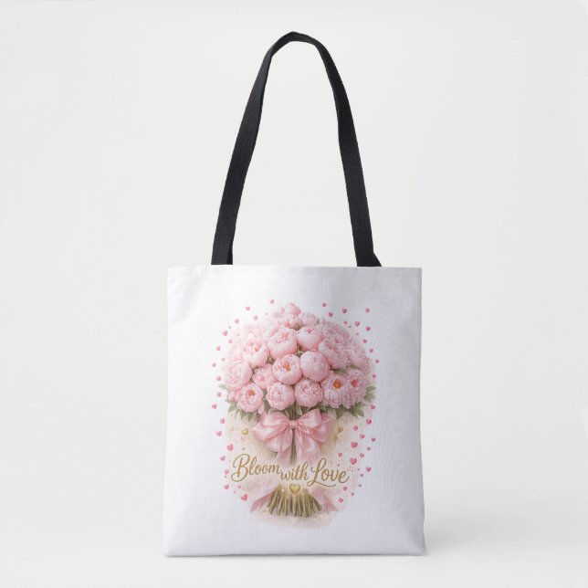 Sac à main floral romantique Bloom With Love (Devant)