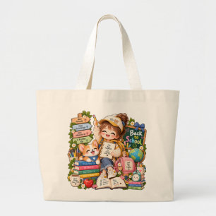 Sac à main géant avec personnage mignon pour la re