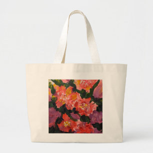 Sac à main géant floral abstrait artistique "Soyez