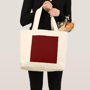 Sac à main géant rouge sang