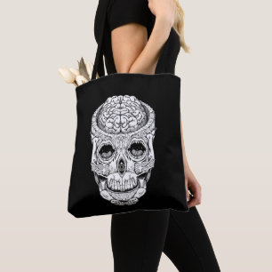 Sac à main gothique en forme de crâne
