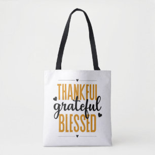 Sac à main grand format Merci plein de gratitude B