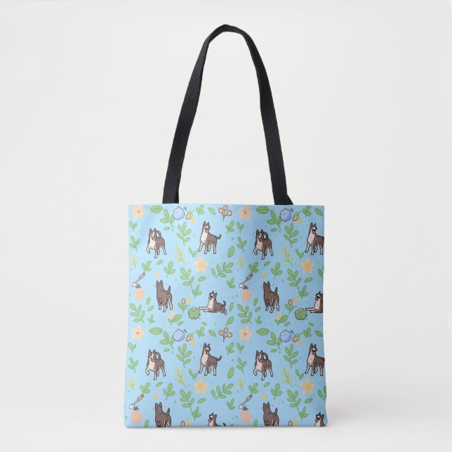 Sac à main Great Dane Fleur Printanière Mignon Amo (Devant)