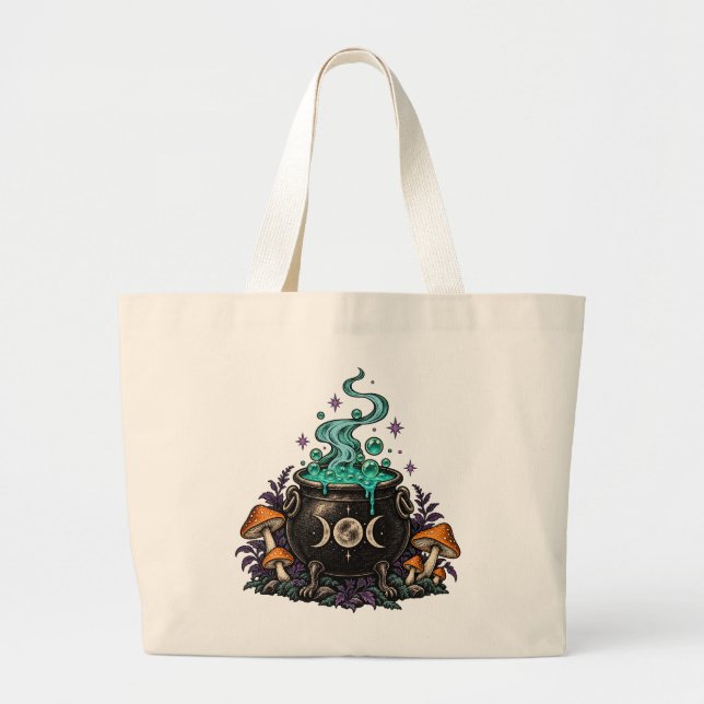 Sac à main Halloween Chaudron de Sorcière (Devant)