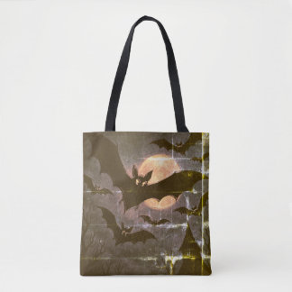 Sac à main Halloween Chauve-souris et pleine lune
