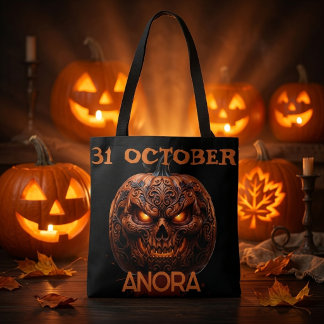 Sac à main Halloween Citrouille effrayante CUSTOM