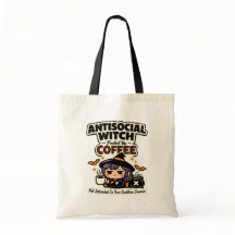 Sac à main Halloween de sorcière antisociale et de