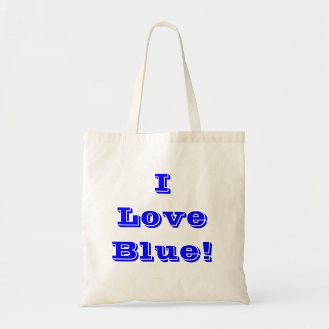 Sac à main I Love Blue (Devant)