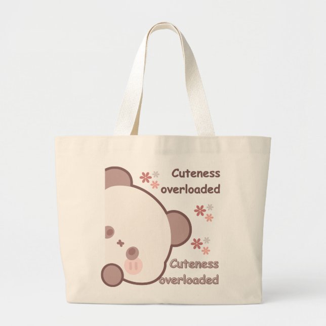Sac à main illustré de style Kawaii adorable (Devant)