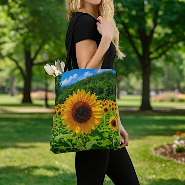 Sac à main Image de Tournesols N° 3 (Créateur téléchargé)