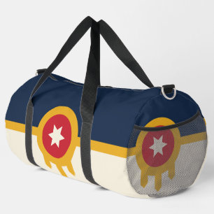 Sac à main imprimé, coupé et cousu avec le drapeau