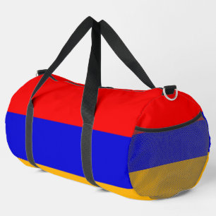 Sac à main imprimé, coupé et cousu avec le drapeau