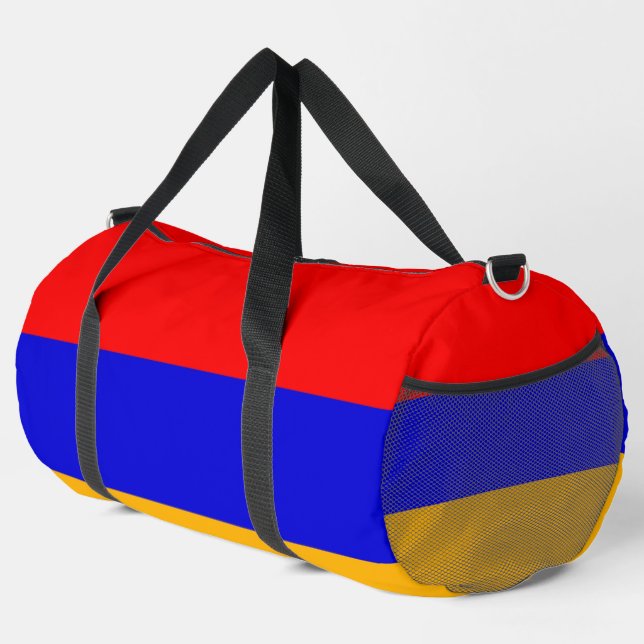 Sac à main imprimé, coupé et cousu avec le drapeau (Coin droit)