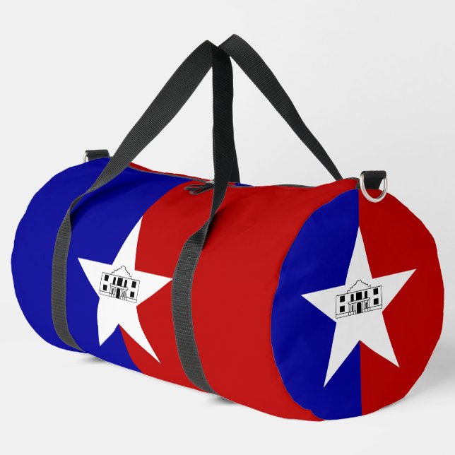 Sac à main imprimé, coupé et cousu avec le drapeau (Coin gauche)