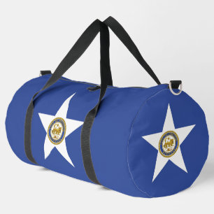 Sac à main imprimé, coupé et cousu avec le drapeau