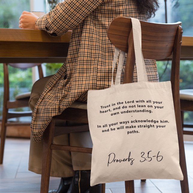 Sac à main inspirant avec verset biblique (Créateur téléchargé)
