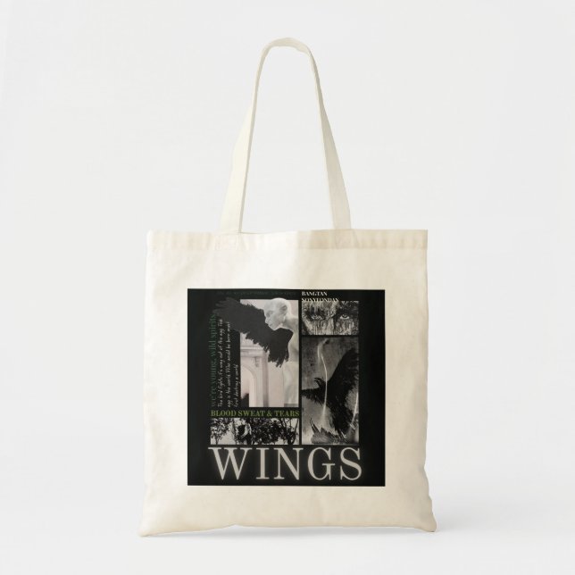 Sac à main inspiré de l'ère "WINGS". (Devant)