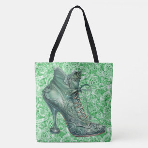 Sac à main large sur l'épaule Steampunk Bottes Ver