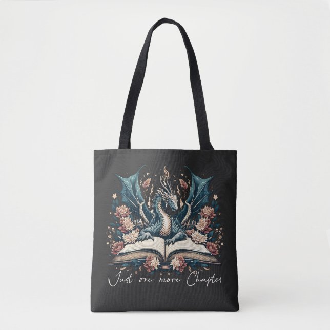 Sac à main livre dragon Fantaisie Florale (Devant)